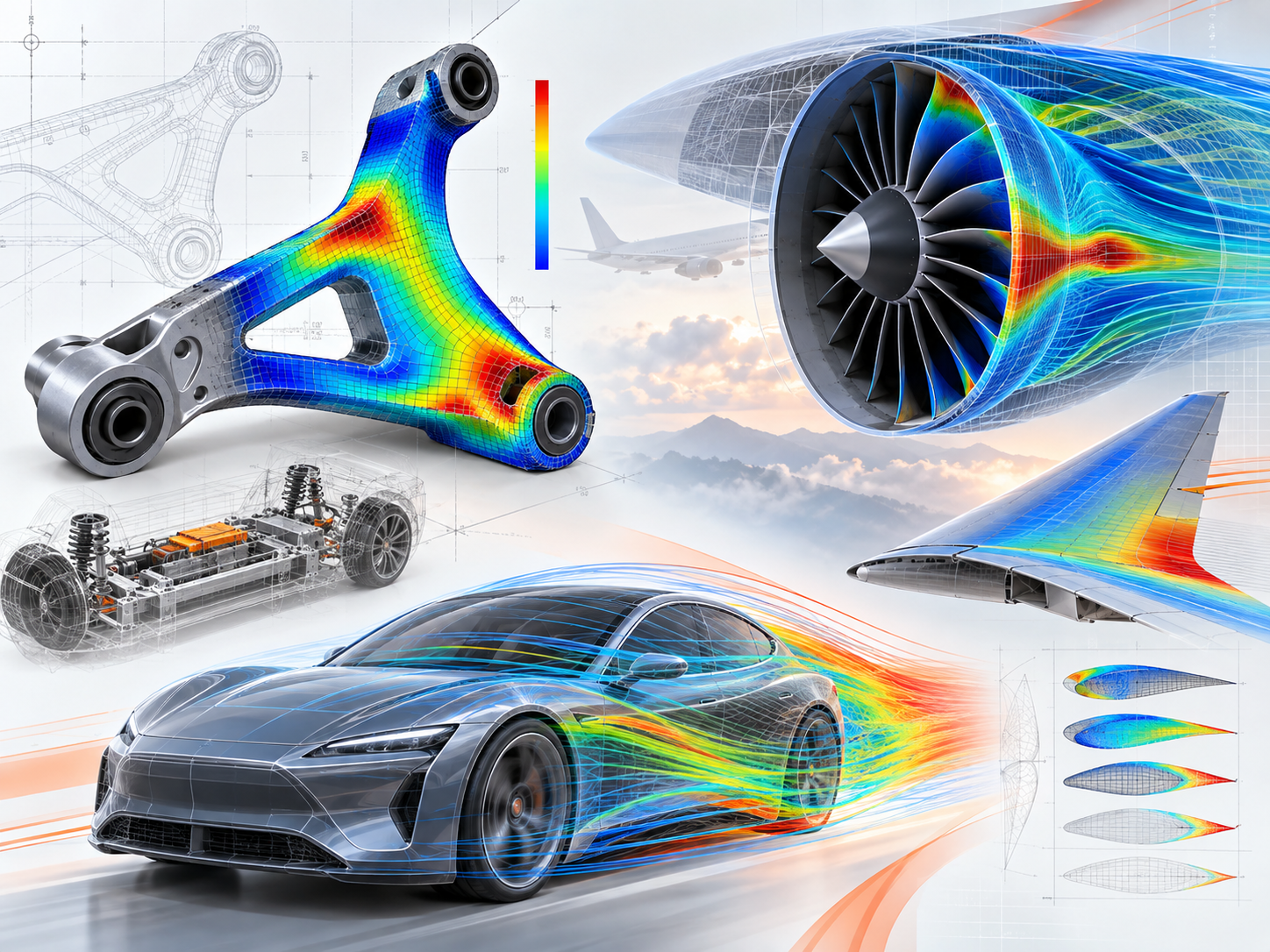 Vehicle Suspension Arm FEA using ANSYS Mechanical project simulation preview