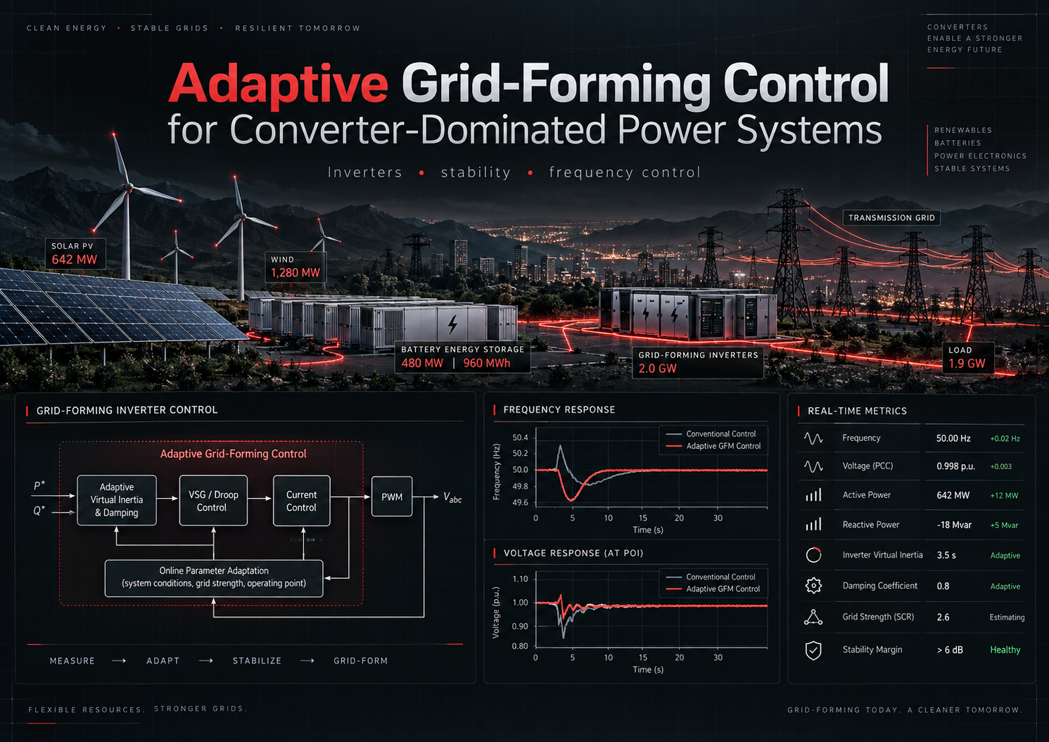 Battery Energy Storage Control in MATLAB / Simulink project simulation preview