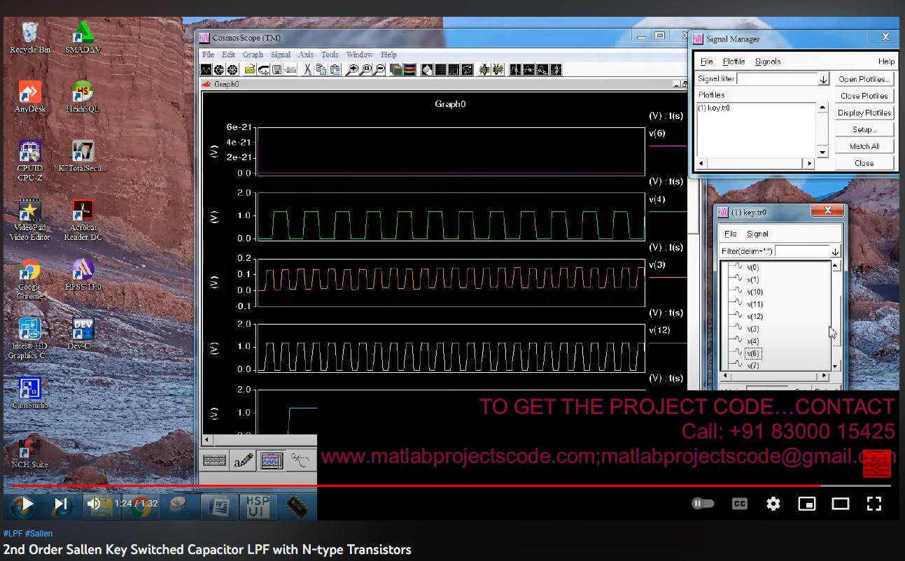 2nd Order Sallen Key Switched Capacitor LPF with N-Type Transistors project thumbnail image