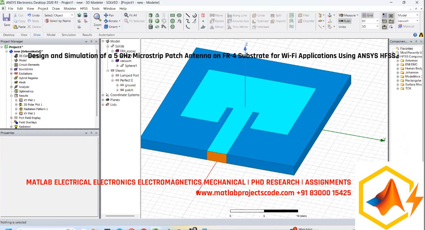 5Ghz-Microstrip-Patch-Antenna-Fr4-Wifi-Hfss project thumbnail image