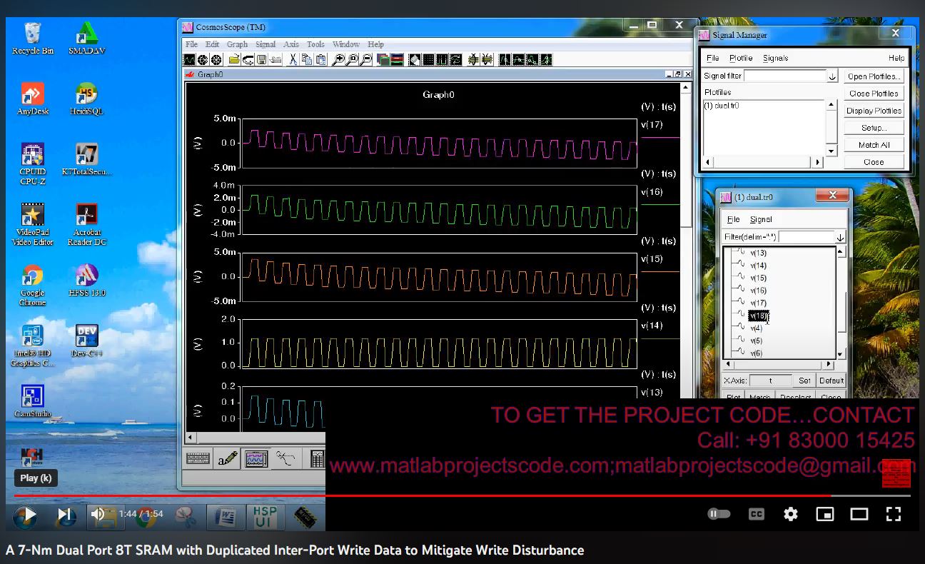 A 7-NM Dual Port 8T SRAM with Duplicated Inter-Port Write Data to Mitigate Write Disturbance project thumbnail image