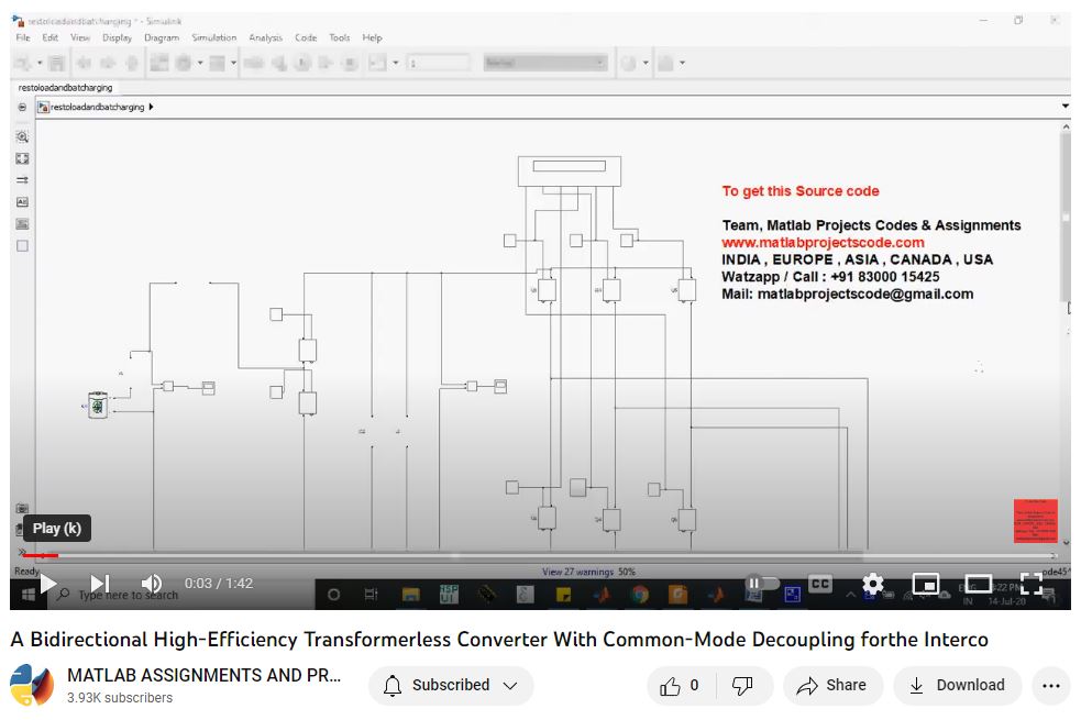 A Bidirectional High-Efficiency Transformerless Converter With Common-Mode Decoupling Forthe Interco project thumbnail image