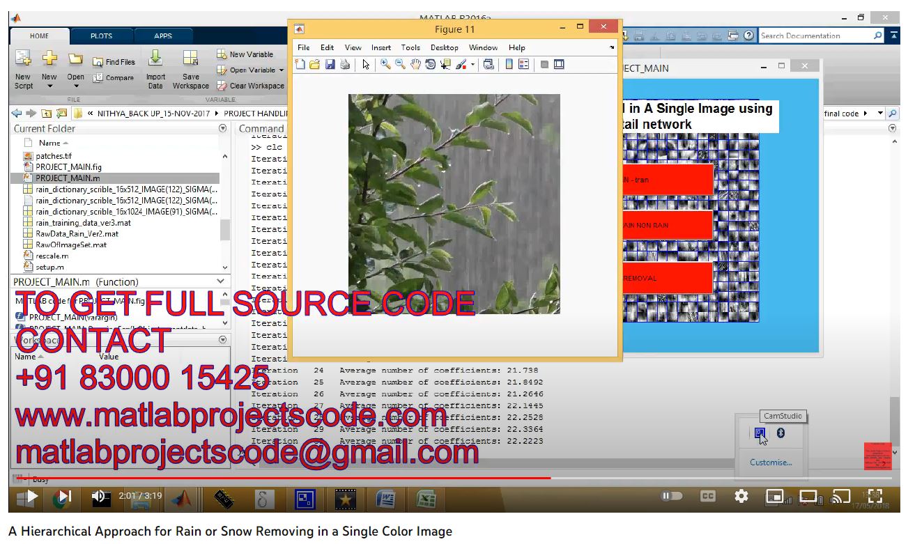 A Hierarchical Approach for Rain or Snow Removing in a Single Color Image project thumbnail image
