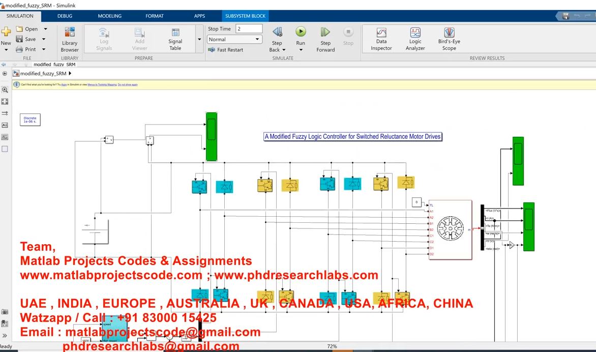 A Modified Fuzzy Logic Controller For Switched Reluctance Motor Drives __ Srm __ Fuzzy Controller project thumbnail image