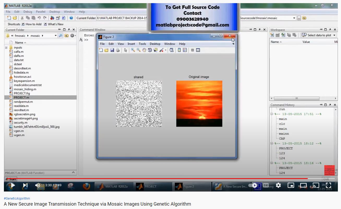 A New Secure Image Transmission Technique Via Mosaic Images using Genetic Algorithm project thumbnail image