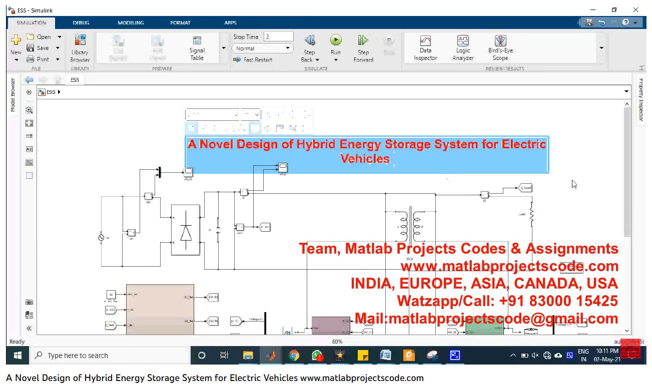 A Novel Design Of Hybrid Energy Storage System For Electric Vehicles project thumbnail image