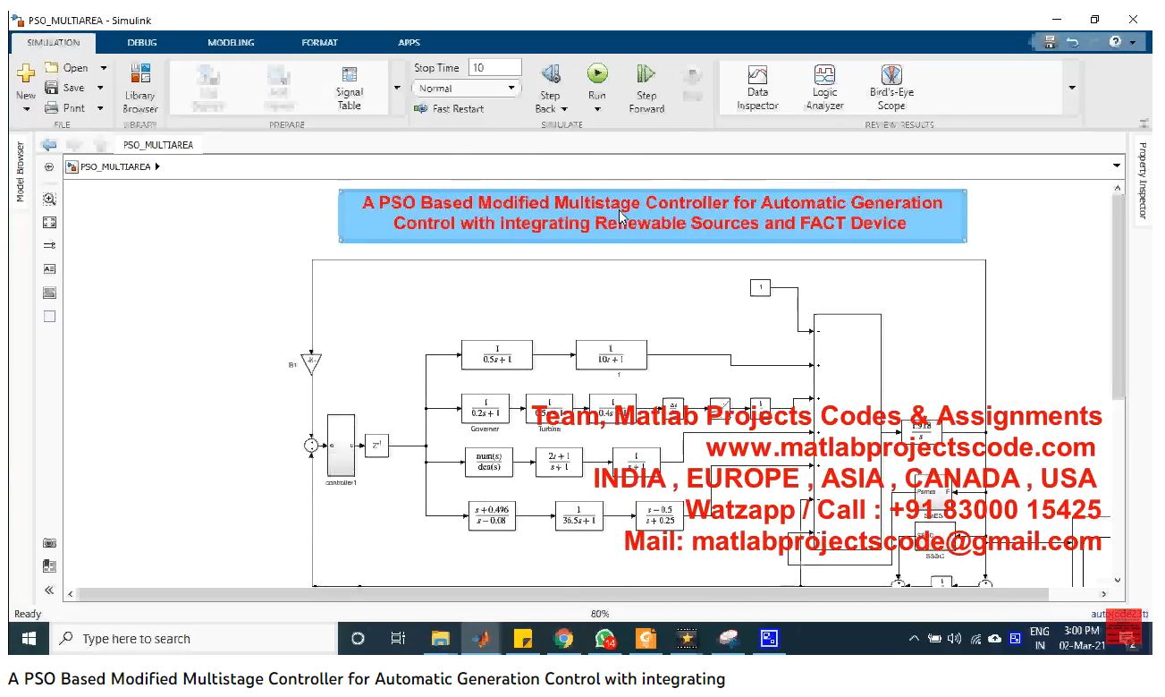 A Pso Based Modified Multistage Controller For Automatic Generation Control With Integrating project thumbnail image