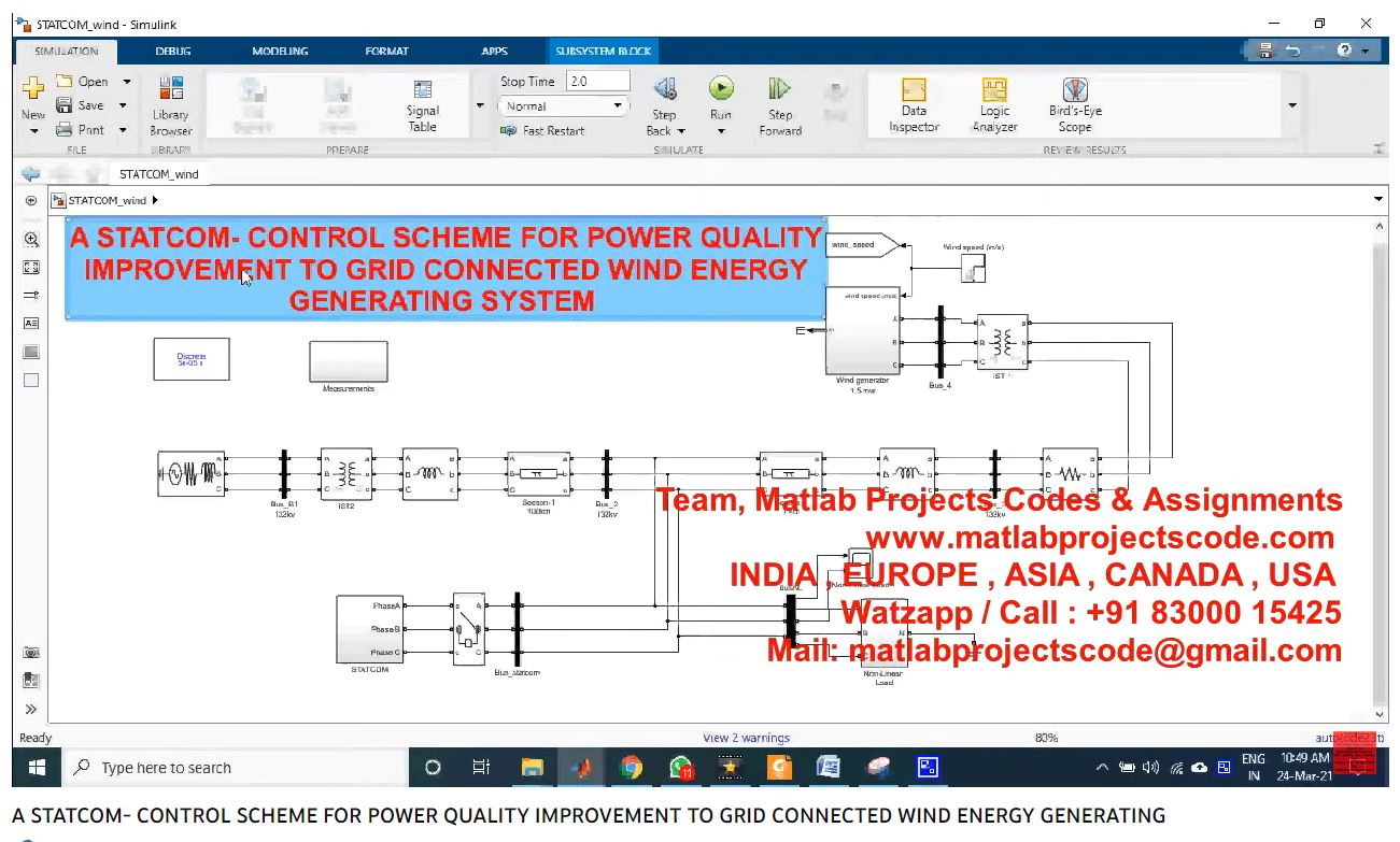 A Statcom- Control Scheme For Power Quality Improvement To Grid Connected Wind Energy Generating project thumbnail image