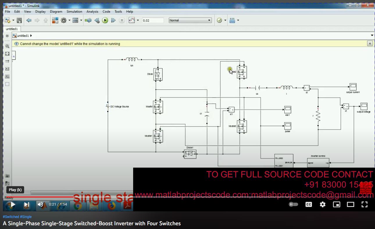 A Single-Phase Single-Stage Switched-Boost Inverter with Four Switches project thumbnail image