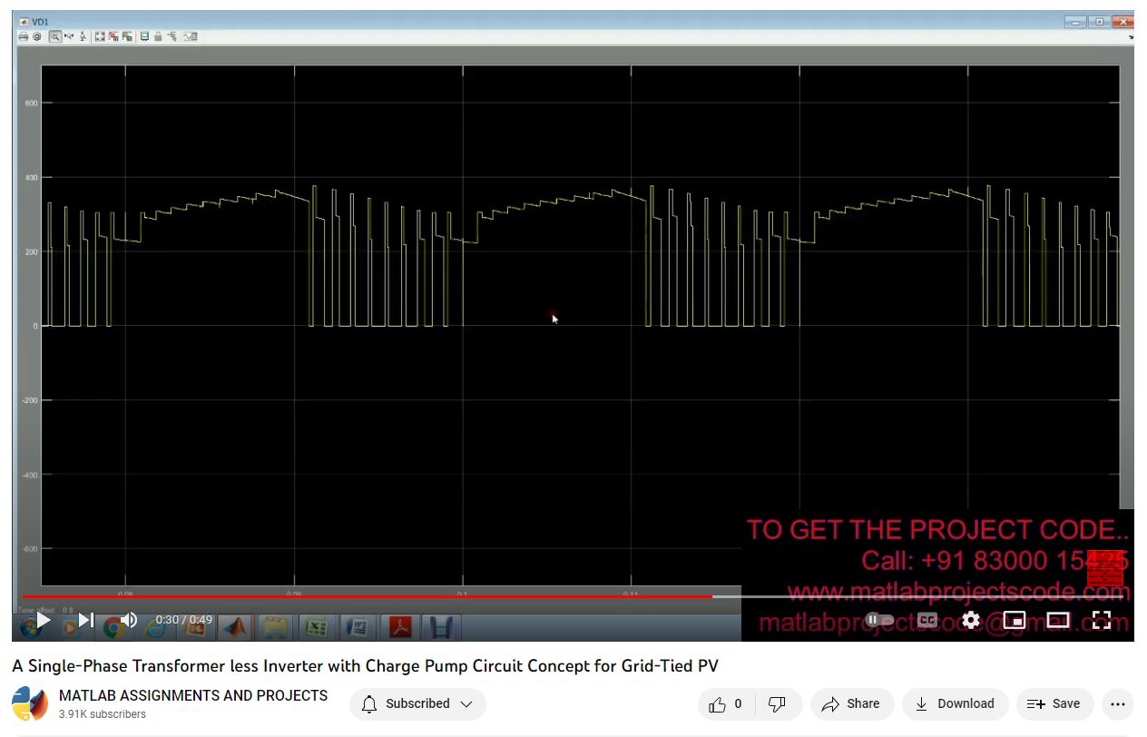 A Single-Phase Transformer Less Inverter With Charge Pump Circuit Concept For Grid-Tied Pv project thumbnail image