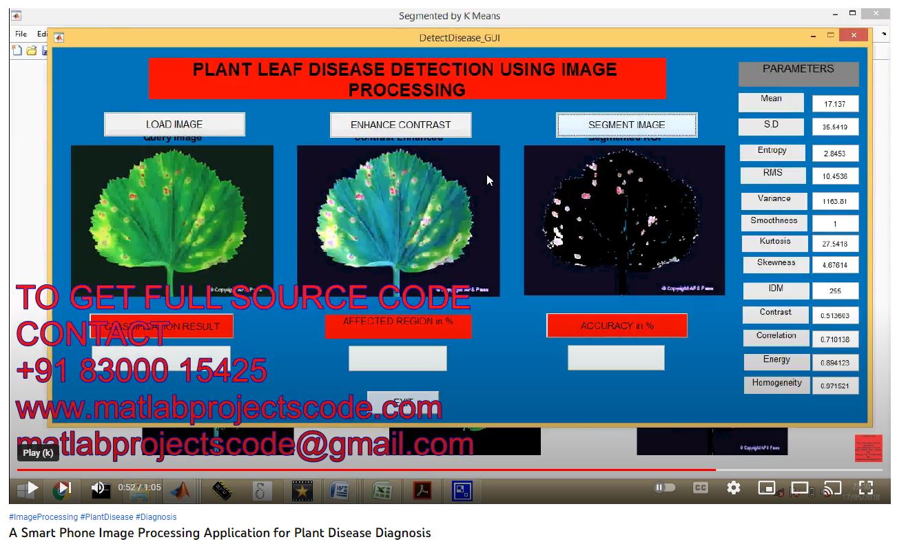 A Smart Phone Image Processing Application for Plant Disease Diagnosis project thumbnail image