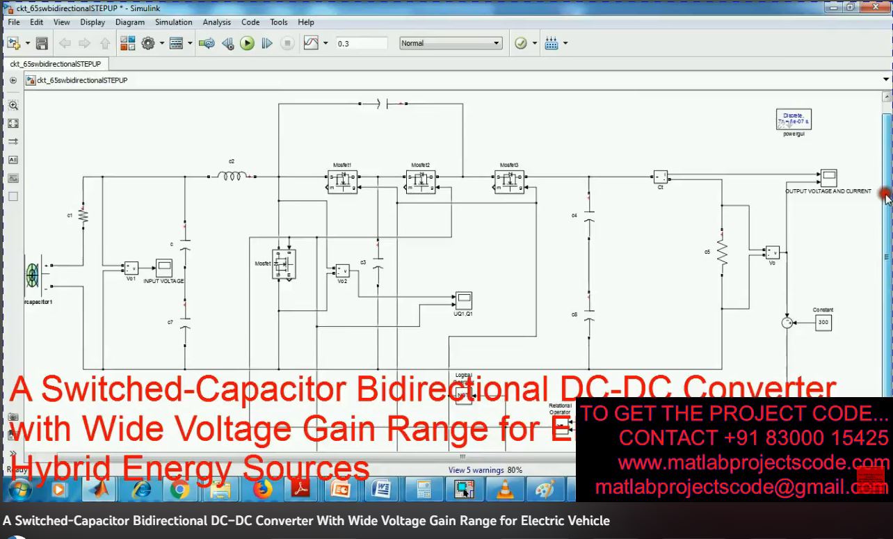 A Switched-Capacitor Bidirectional Dc Dc Converter With Wide Voltage Gain Range For Electric Vehicle project thumbnail image