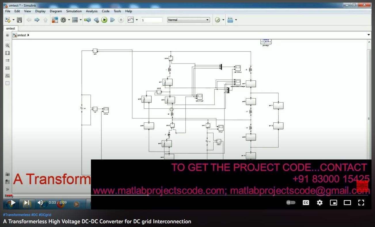 A Transformerless High Voltage DC-DC Converter for DC Grid Interconnection project thumbnail image