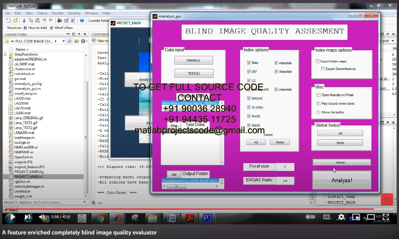 A Feature Enriched Completely Blind Image Quality Evaluator project thumbnail image