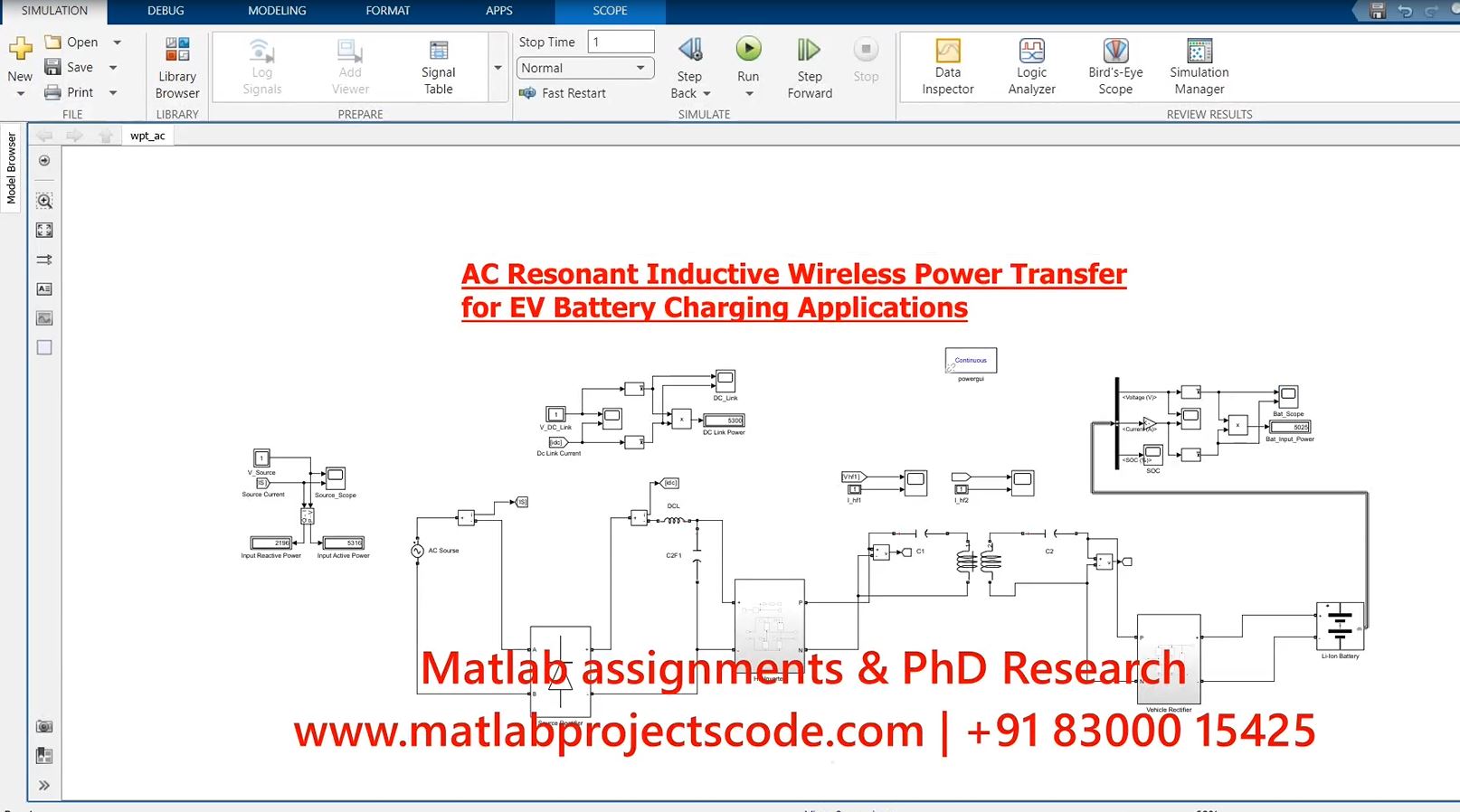 Ac Resonant Inductive Wireless Power Transfer For Ev Battery Charging Applications-Electrical project thumbnail image
