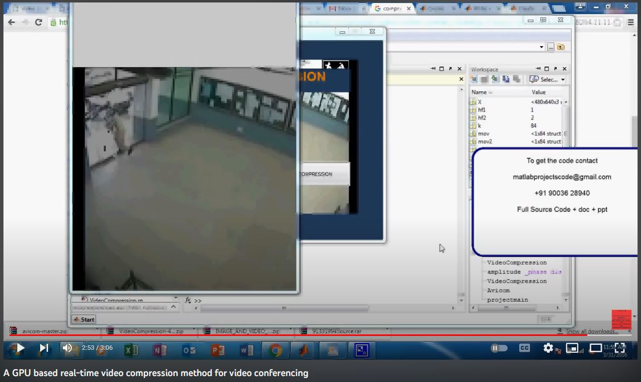 AGPU based Real Time Video Compression Method for Video Conferencing project thumbnail image