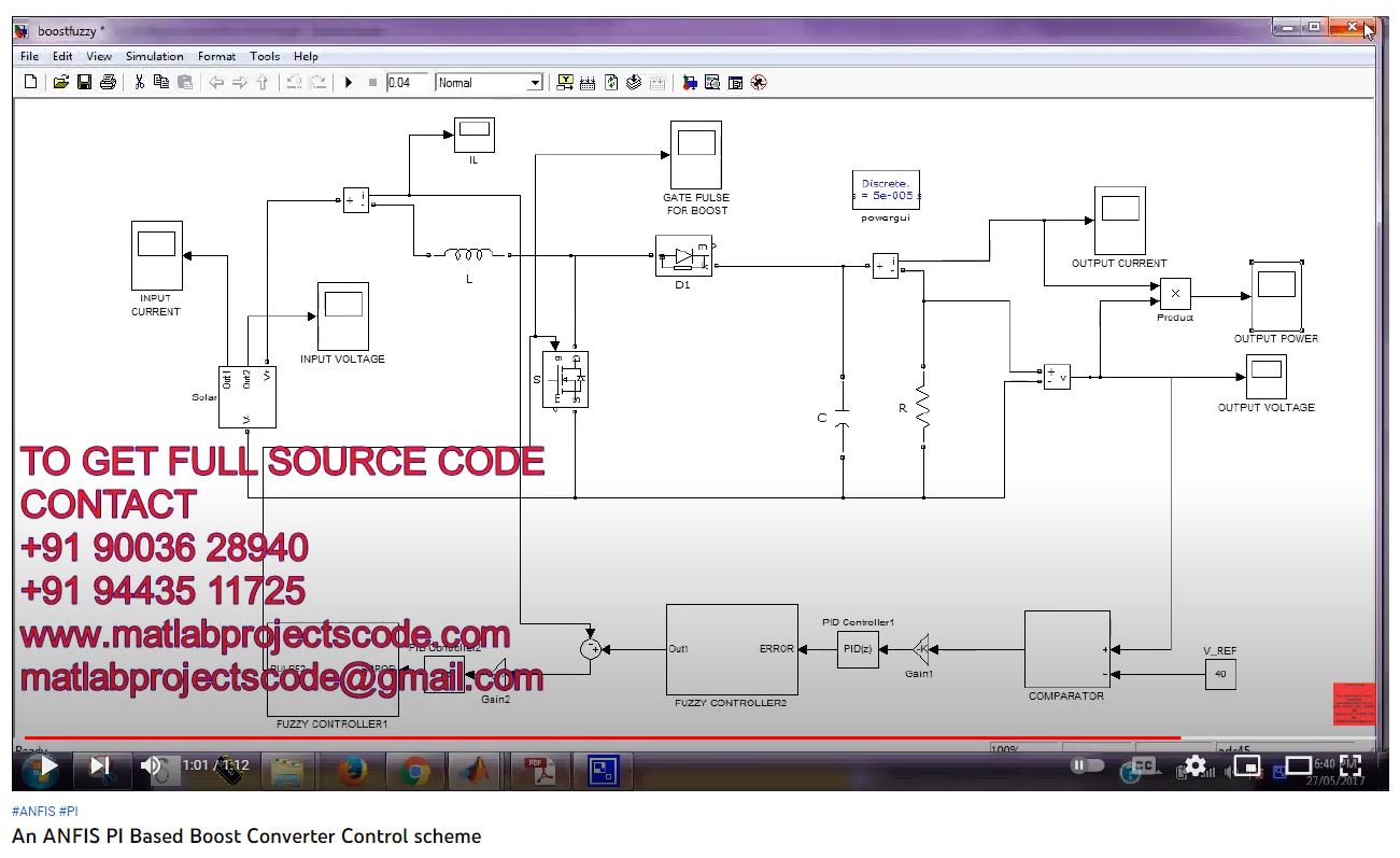 ANANFIS PI based Boost Converter Control Scheme project thumbnail image