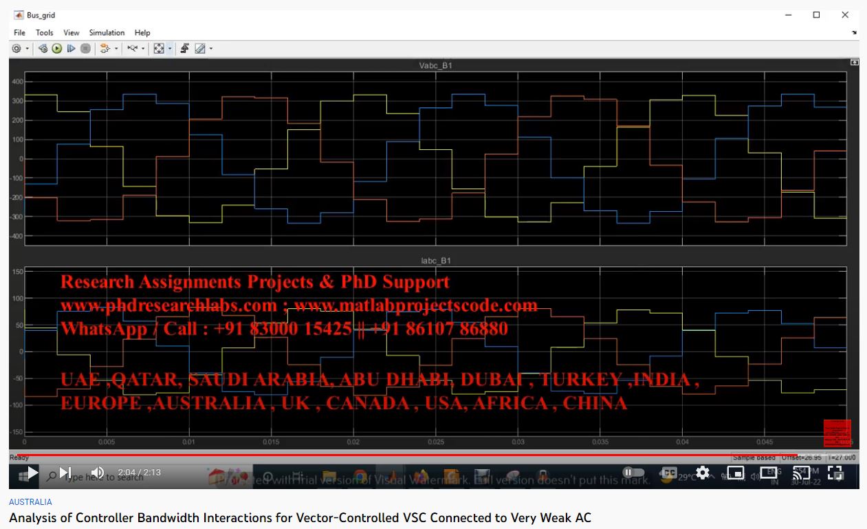 Analysis of Controller Bandwidth Interactions for Vector-Controlled VSC Connected to Very Weak AC Grids project thumbnail image