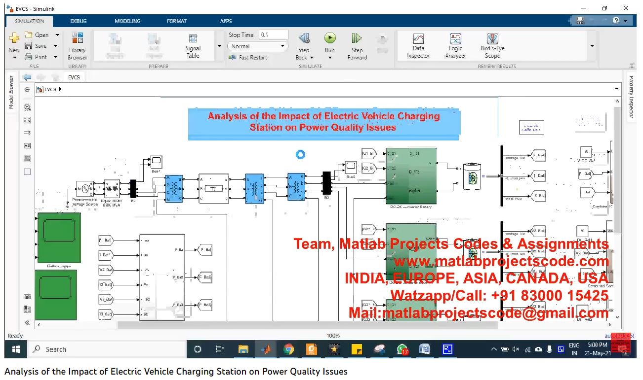 Analysis Of The Impact Of Electric Vehicle Charging Station On Power Quality Issues project thumbnail image