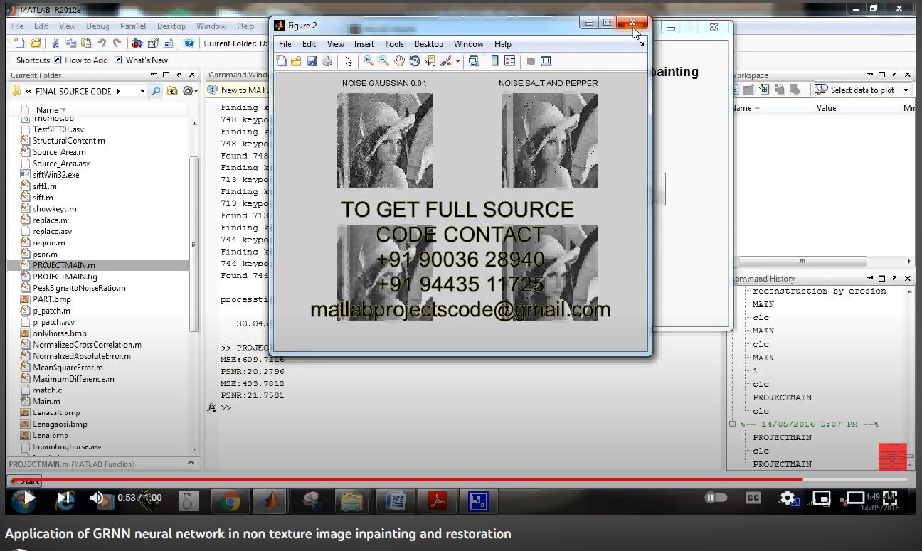 Application of GRNN Neural Network in Non Texture Image Inpainting and Restoration project thumbnail image