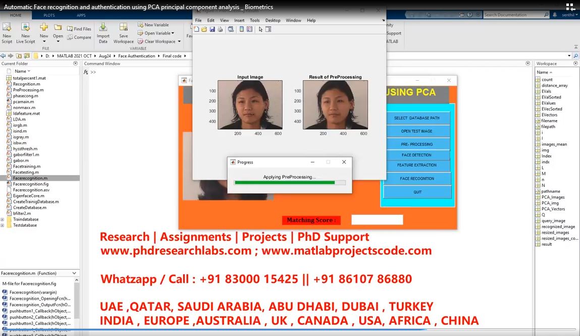 Automatic Face Recognition And Authentication Using Pca Principal Component Analysis _ Biometrics project thumbnail image