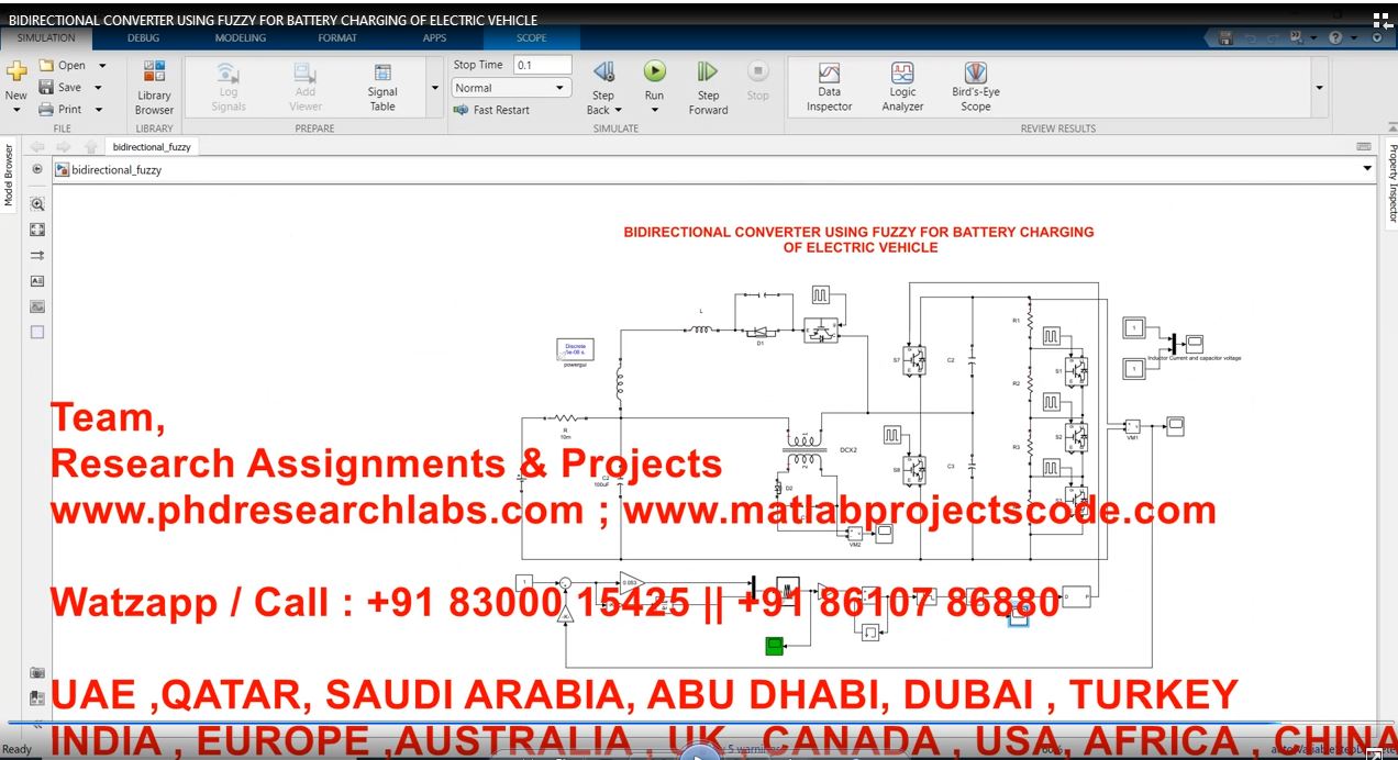 Bidirectional Converter Using Fuzzy For Battery Charging Of Electric Vehicle project thumbnail image