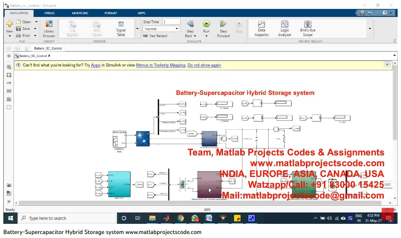 Battery-Supercapacitor Hybrid Storage System project thumbnail image