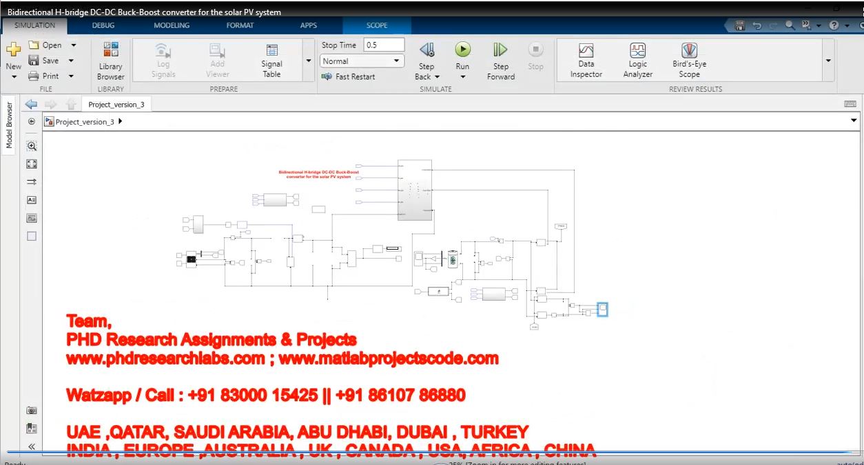 Bidirectional H-Bridge Dc-Dc Buck-Boost Converter For The Solar Pv System project thumbnail image