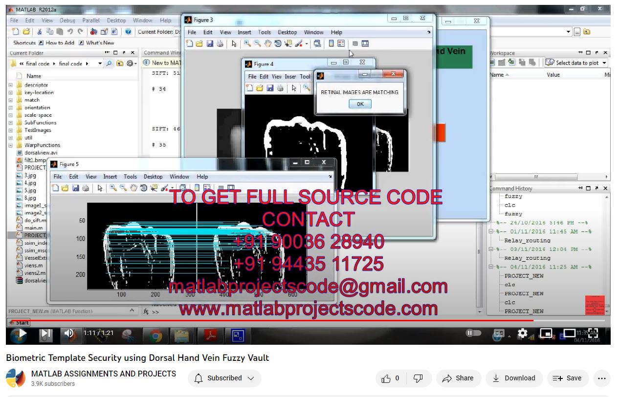 Biometric Template Security using Dorsal Hand Vein Fuzzy Vault project thumbnail image