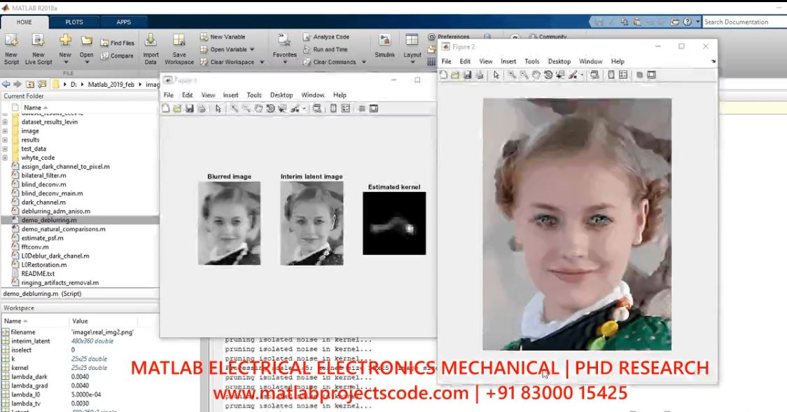 Blind Image Deblurring Matlab Code project thumbnail image