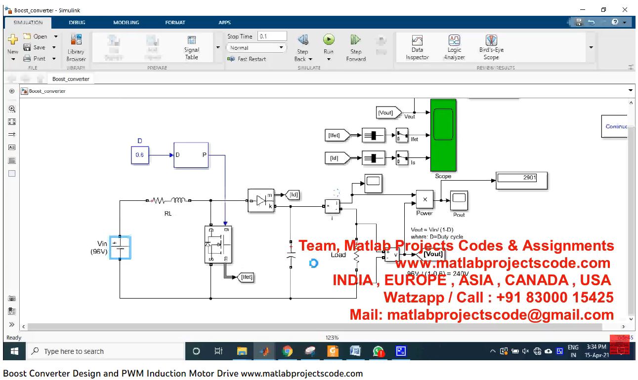 Boost Converter Design And Pwm Induction Motor Drive project thumbnail image