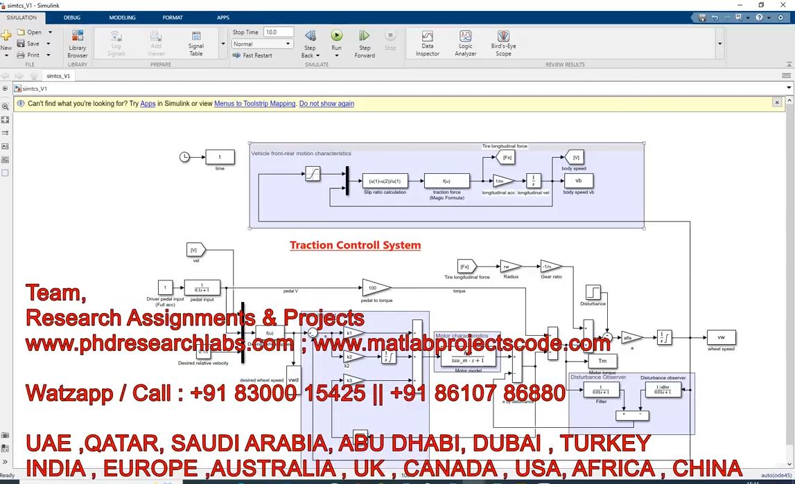 Car Traction Control System In Matlab Simulink _ Traction Control System _ Simulink Traction _ Tcs project thumbnail image