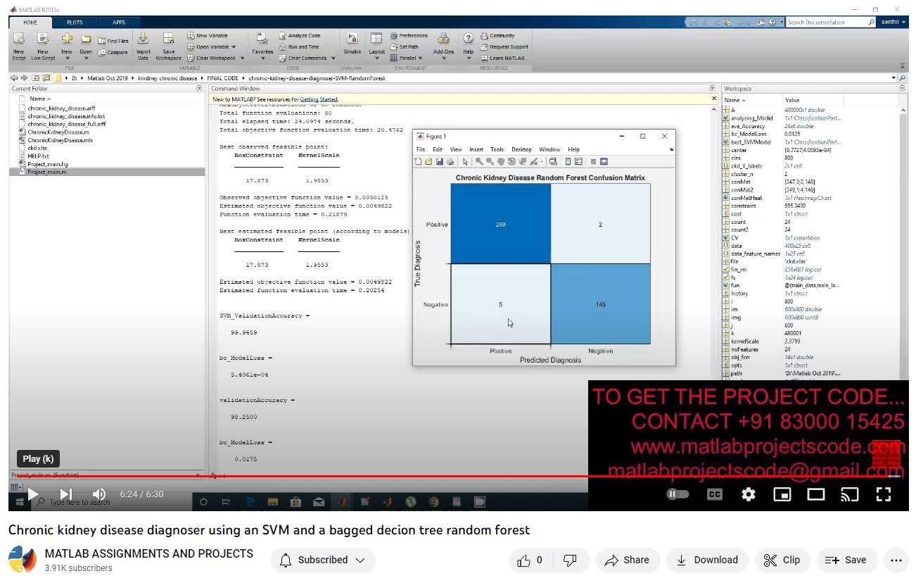 Chronic Kidney Disease Diagnoser Using An Svm And A Bagged Decion Tree Random Forest project thumbnail image