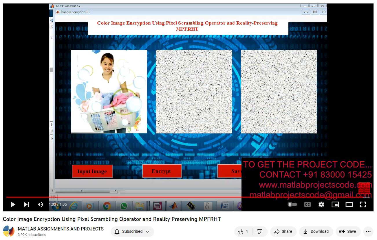 Color Image Encryption Using Pixel Scrambling Operator And Reality Preserving Mpfrht project thumbnail image