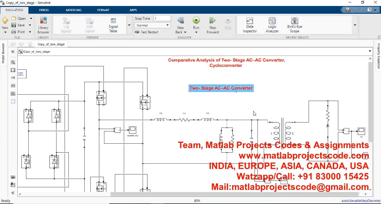 Comparative Analysis Of Two-Stage Ac Ac Converter And Cycloconverter project thumbnail image