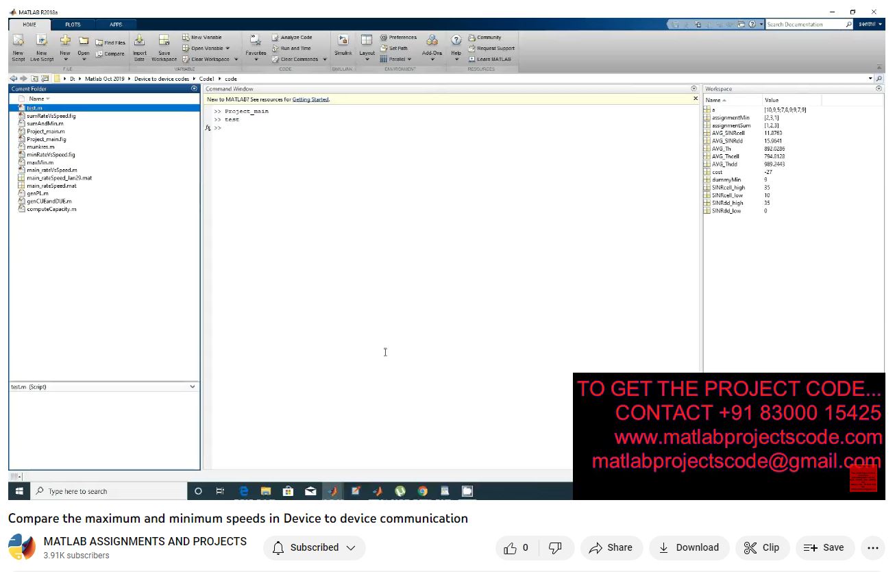 Compare The Maximum And Minimum Speeds In Device To Device Communication project thumbnail image