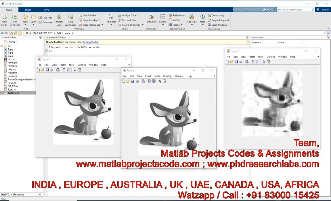 Computing Singular Value Decomposition Of A Matrix __ Matlab __ Matlab Projects __ Assignment project thumbnail image