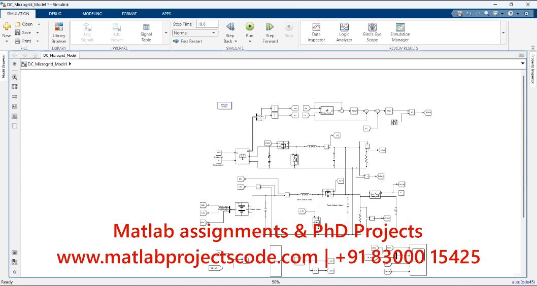 Dc Microgrid Matlab Simulink Simulation Model Matlab Simulink Model project thumbnail image