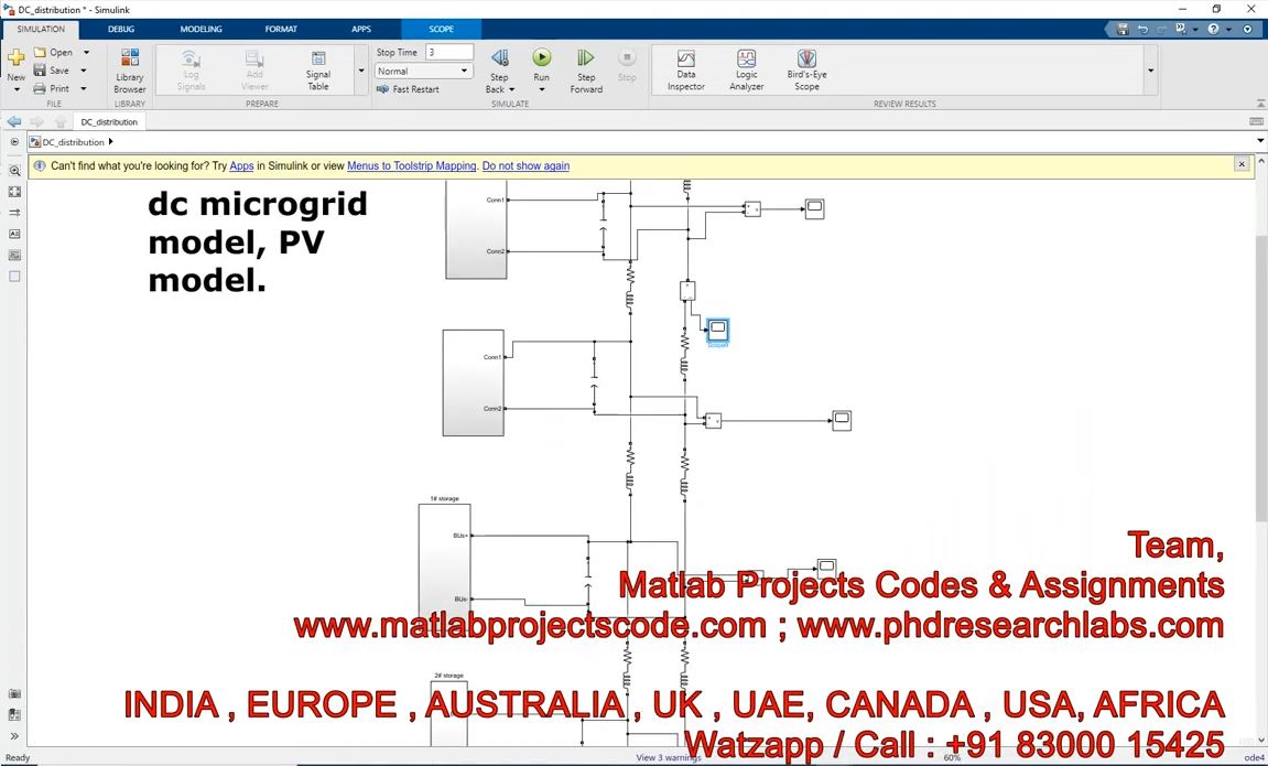Dc Microgrid Matlab Simulink __ Matlab __ Microgrid __ Dc Microgrid Pv __ Matlab Simulation project thumbnail image