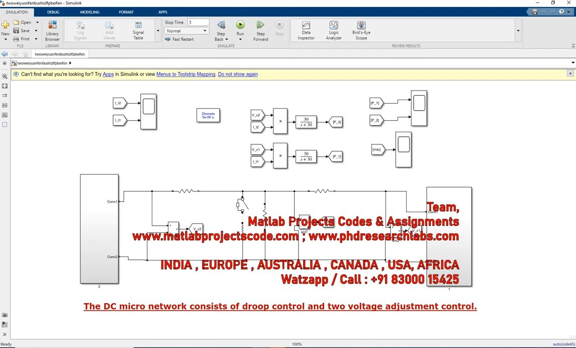 Dc Microgrid Using Droop Control And Two Voltage Adjustment Control project thumbnail image
