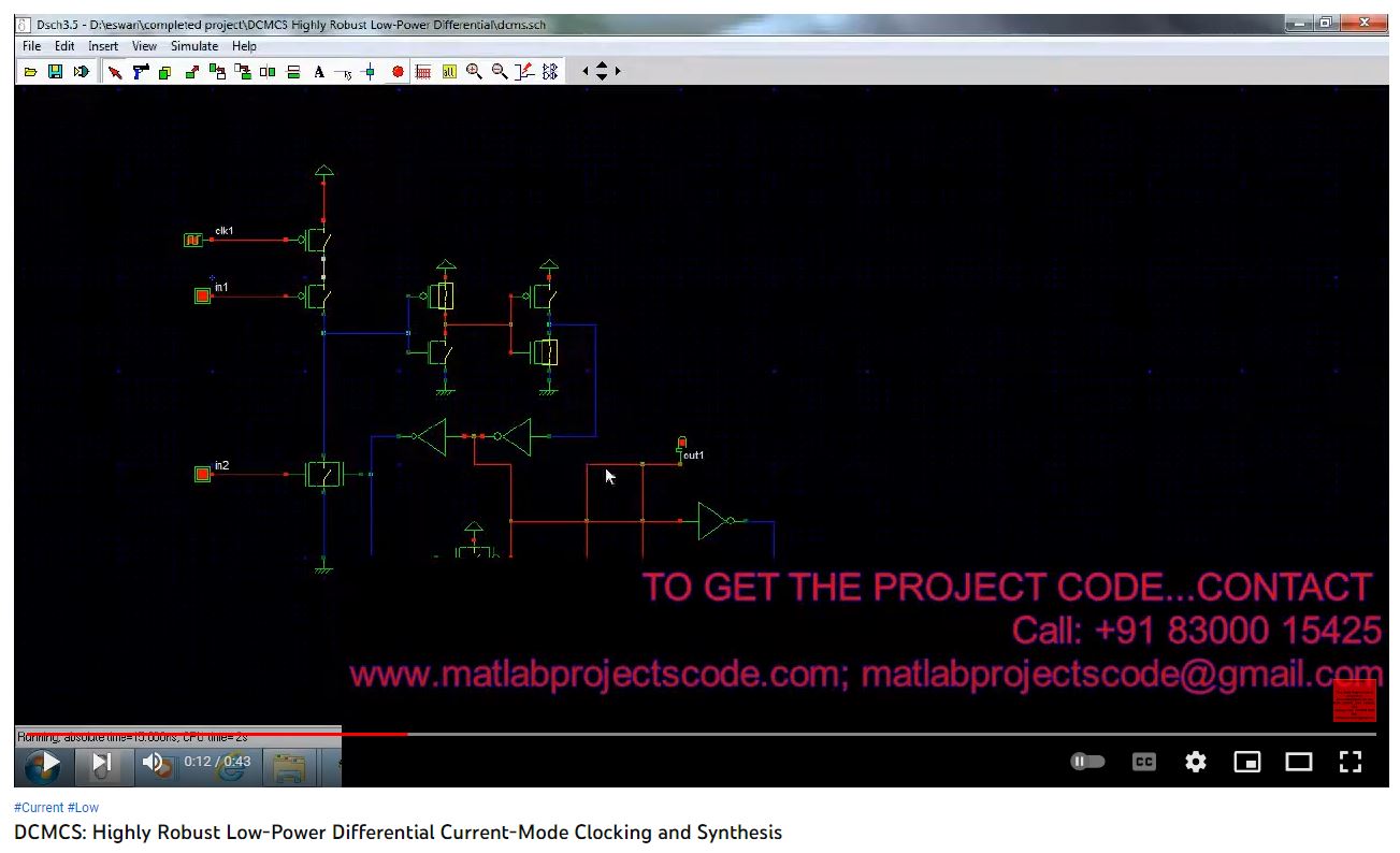 DCMCS_Highly Robust Low-Power Differential Current-Mode Clocking and Synthesis project thumbnail image