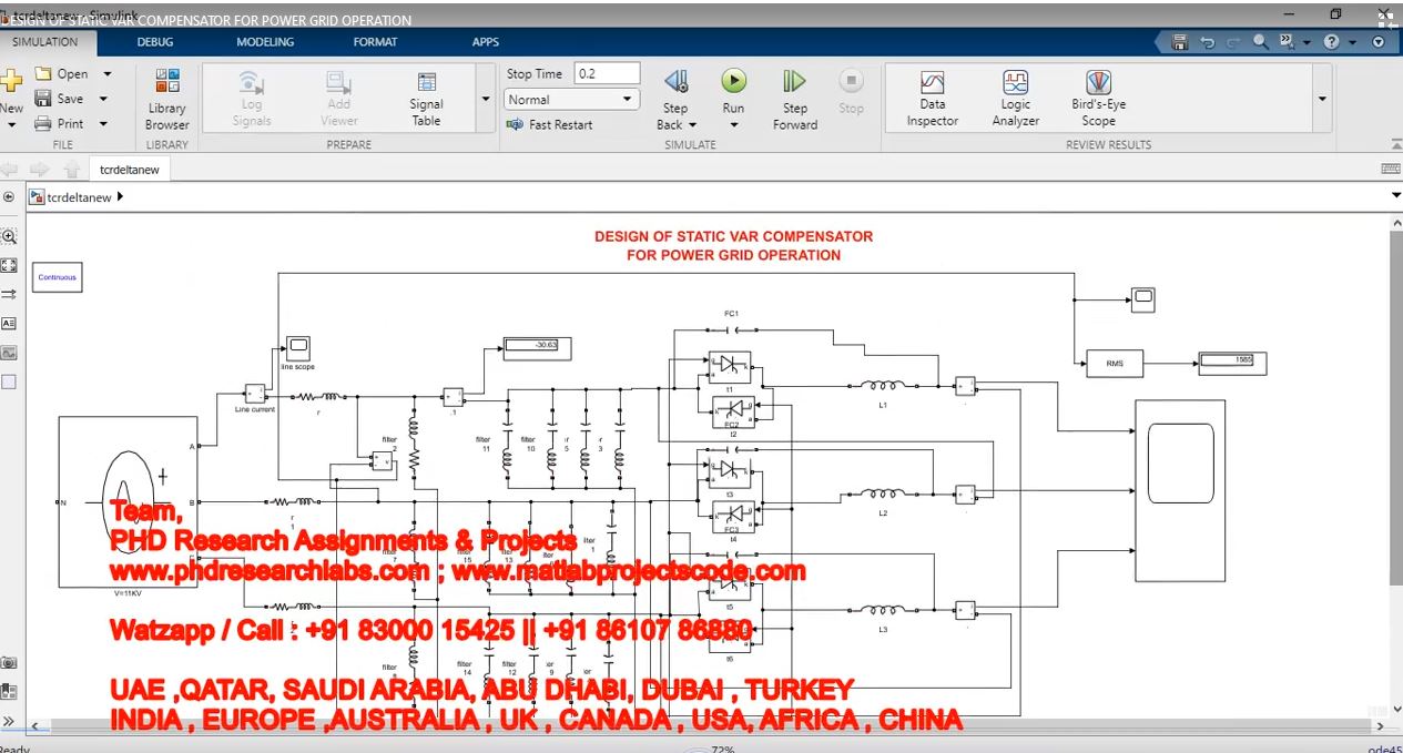 Design Of Static Var Compensator For Power Grid Operation project thumbnail image