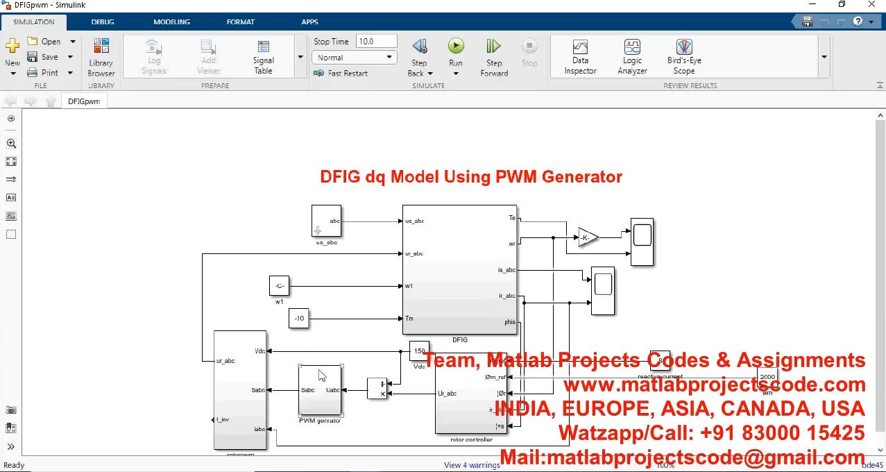 Dfig Dq Model Using Pwm Generator project thumbnail image