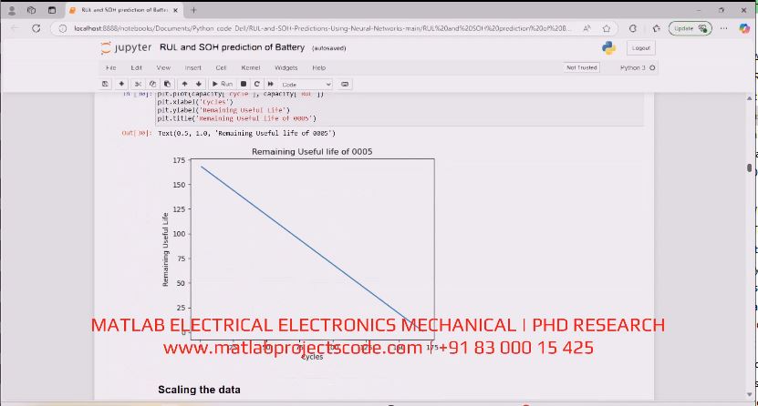 Deep Learning Rul And Soh Prediction Of Battery Nasa Dataset Python project thumbnail image