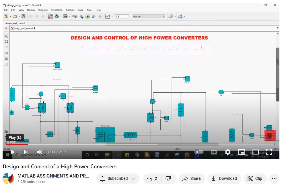Design And Control Of A High Power Converters project thumbnail image