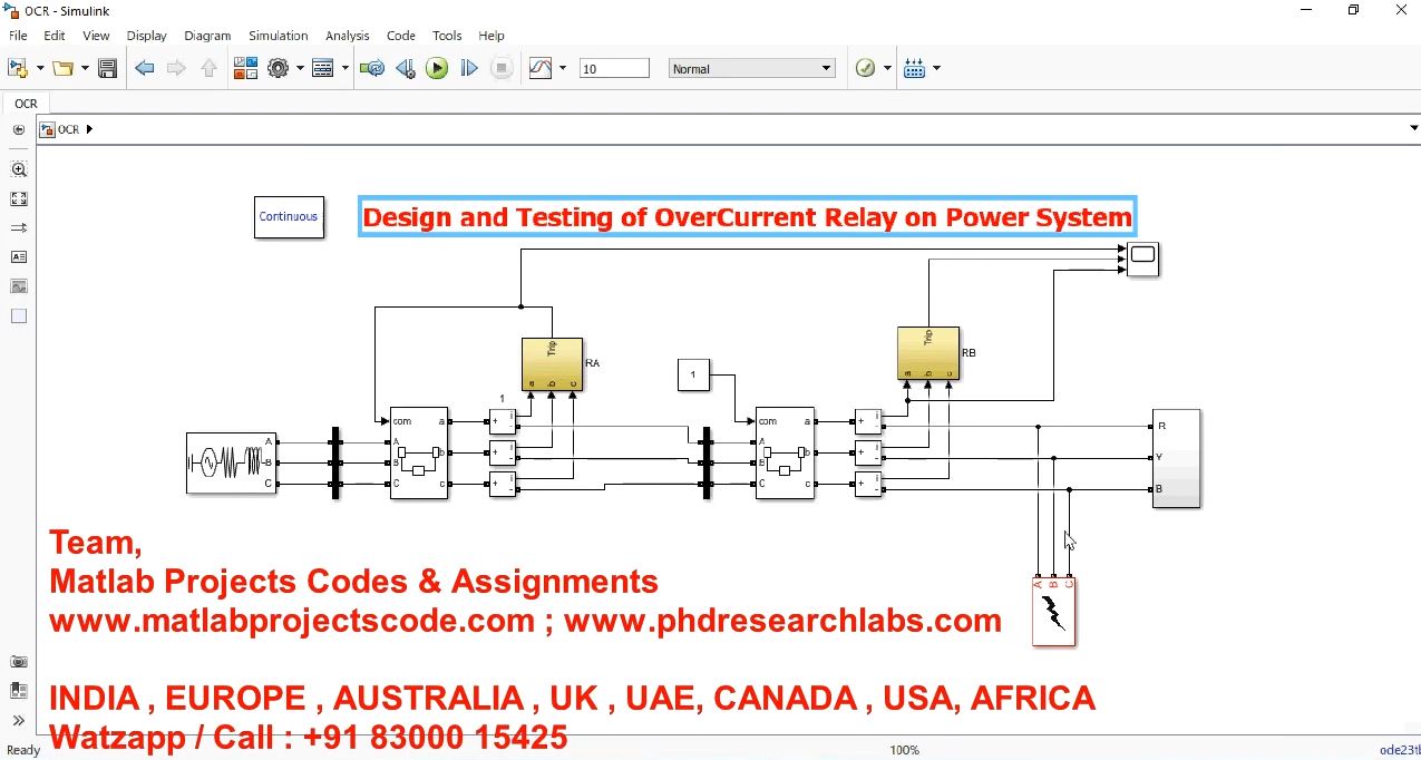 Design And Testing Of Overcurrent Relay On Power System project thumbnail image