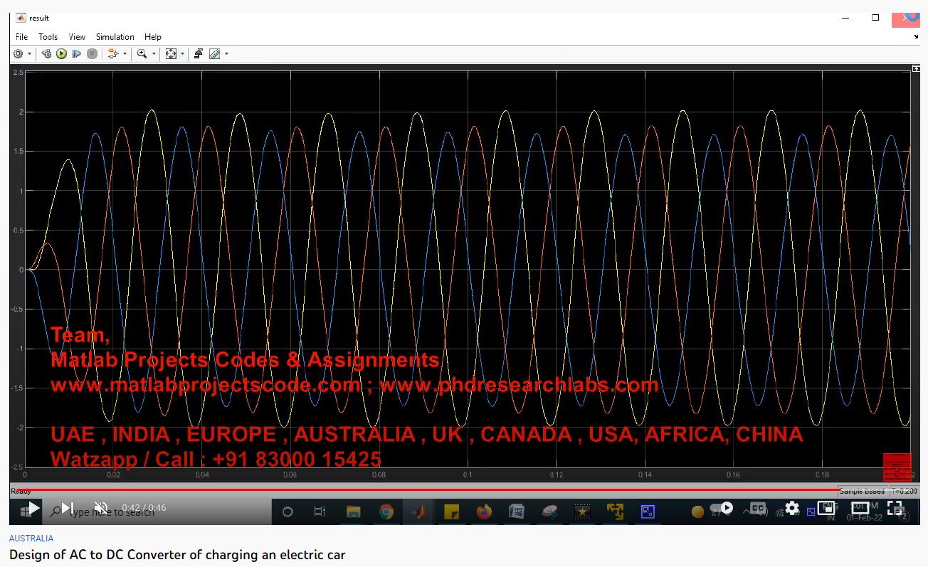 Design of AC to DC Converter of Charging an Electric Car project thumbnail image