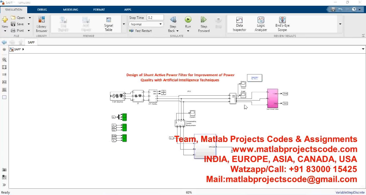 Design Of Shunt Active Power Filter For Improvement Of Power Quality With Artificial Intelligence project thumbnail image