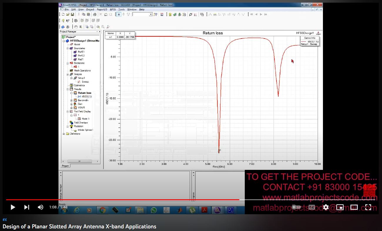 Design of a Planar Slotted Array Antenna X-Band Applications project thumbnail image