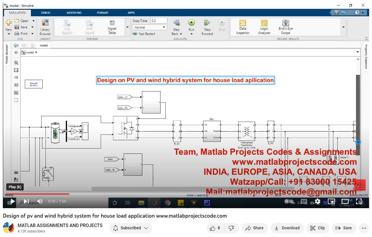 Design Of Pv And Wind Hybrid System For House Load Application project thumbnail image